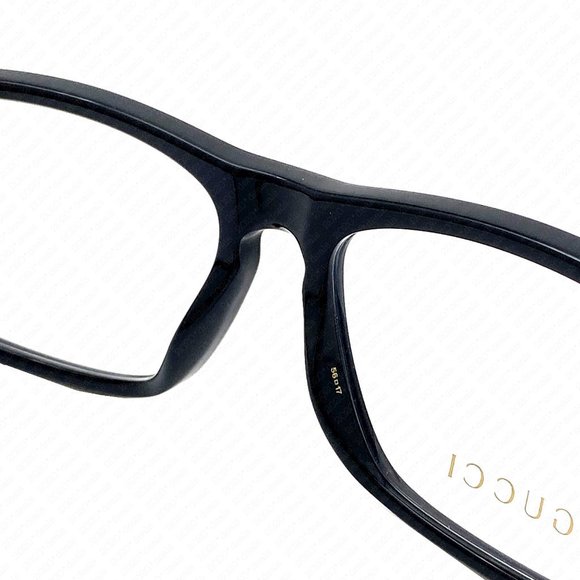 GUCCI Men's GG0174O 005 56mm Black Eyeglasses - Picture 10 of 12